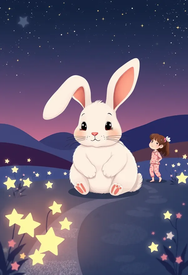 Luna and the Sleepy Starlight Garden — bedtime story cover