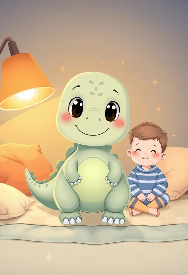 Max and the Sleepy Dinosaur Song — bedtime story cover