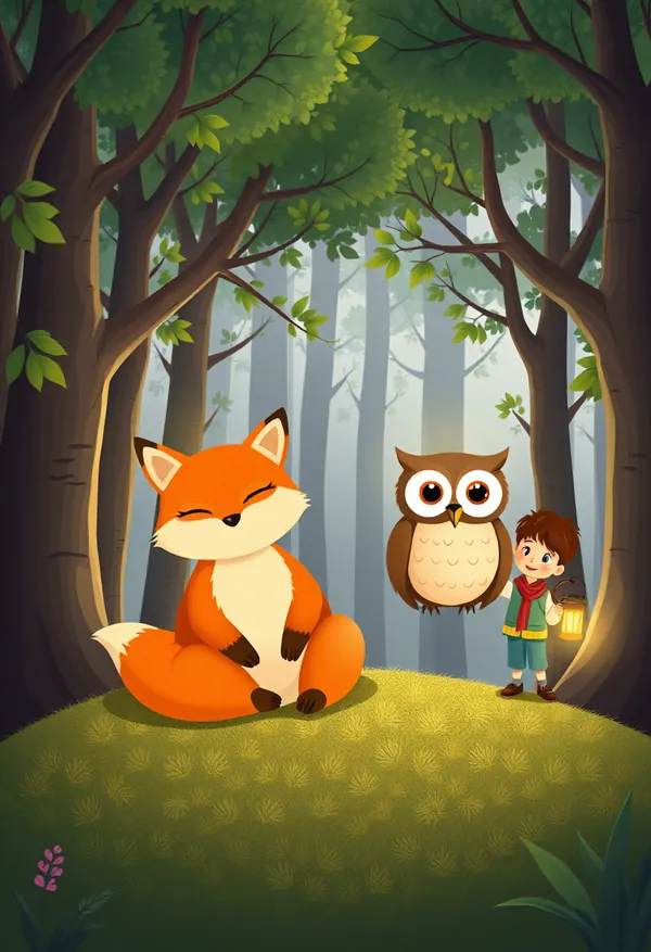 Finn and the Sleepy Forest — bedtime story cover